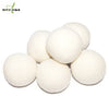 Woolous Wool Dryer Balls Organic XL 6 Pack, Premium New Zealand Non-Toxic Laundry Dryer Ball,Handmade Reusable Natural Fabric Softener,Reduce Wrinkles,Saves Drying Time Felted Eco Dryer Ball