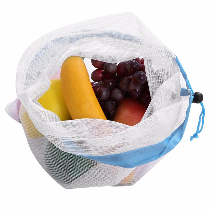 15pcs 12pcs Reusable Produce Bags Washable Mesh Bags